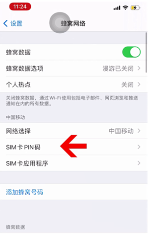 太和苹果14维修网分享如何给iPhone14的SIM卡设置密码 